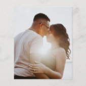 Einfache Overlay-Foto-Einladung Flyer (Hinten)