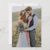 Einfache Overlay-Funktion für Real Vellum Elegante Einladung (Vorderseite)