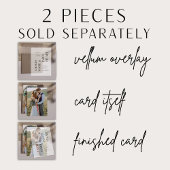 Einfache Overlay-Funktion für Real Vellum Elegante Einladung