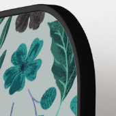 Einfache Paddel mit floralen Mustern Pickleball Schläger (Linke Seite)