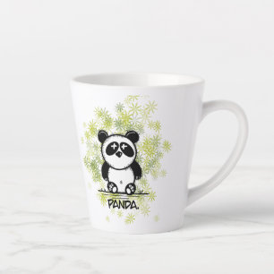 einfache Panda Milchtasse