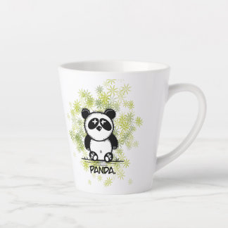 einfache Panda Milchtasse