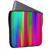 einfache parallele vertikale Linien Hintergrund. a Laptopschutzhülle (Vorne Rechts)