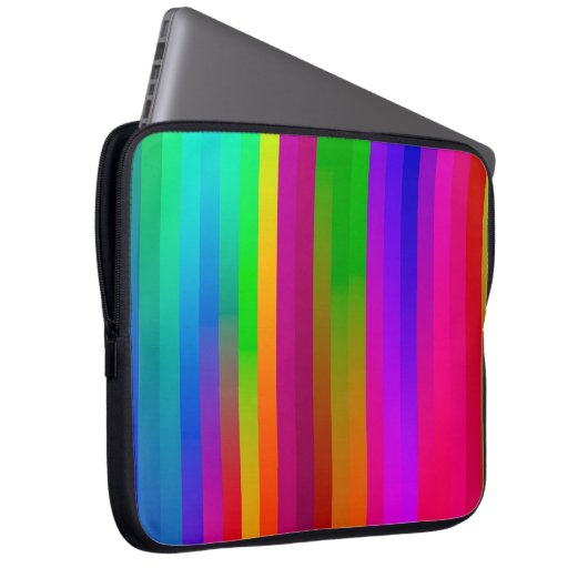 einfache parallele vertikale Linien Hintergrund. a Laptopschutzhülle (Vorne Rechts)