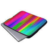 einfache parallele vertikale Linien Hintergrund. a Laptopschutzhülle (Vorne Knopf)