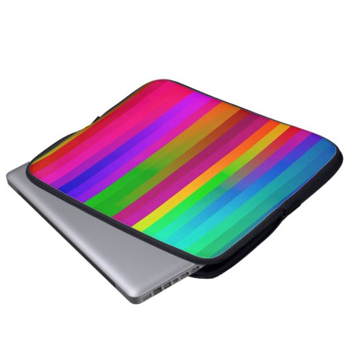 einfache parallele vertikale Linien Hintergrund. a Laptopschutzhülle (Vorne Knopf)