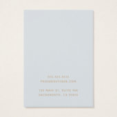 Einfache Pariser Earring-Display-Karte (Rückseite)