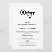 Einfache Partei für die Haushaltserwärmung und das Einladung (Vorne/Hinten)