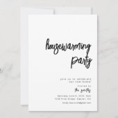 Einfache Party Einladung (Vorderseite)