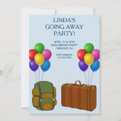 Einfache Party Einladung (Vorderseite)