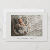 Einfache Party Einladung des klassischen Fotos (Vorderseite)