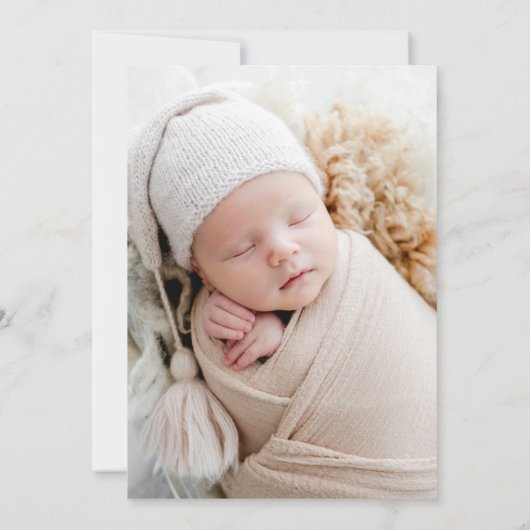 Einfache Party Einladung für Sip & See Kinderdusch (Rückseite)