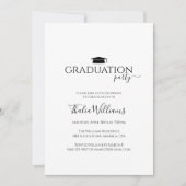 Einfache Party für Minimalistische Fotos Einladung (Vorderseite)