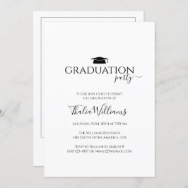 Einfache Party für Minimalistische Fotos Einladung