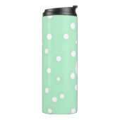 EINFACHE PASTEL GREEN MIT MONOGRAMM THERMOSBECHER (Nach links gedreht)