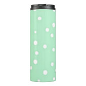 EINFACHE PASTEL GREEN MIT MONOGRAMM THERMOSBECHER (Rückseite)