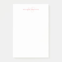 Einfache Pastell Blau-Minimalistisch-Monogramm-Bez