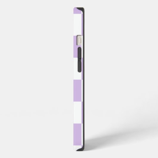 Einfache Pastell-Lila Lilac-Karton iPhone Hülle (Linke Seite)