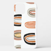Einfache Pastell Rainbow Kids Style Case-Mate iPhone Hülle (Rückseite)