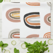Einfache Pastell Rainbow Kids Style Geschirrtuch (Gefaltet)
