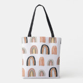 Einfache Pastell Rainbow Kids Style Tasche (Rückseite)