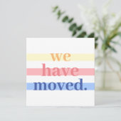 Einfache Pastelle, die wir bewegt haben Ankündigung (Stehend Vorderseite)