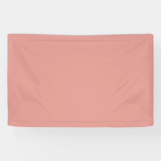 Einfache pastellene Flamingo-Rosa-Farbe Banner (Horizontal)