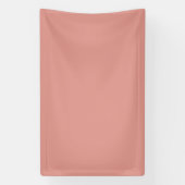 Einfache pastellene Flamingo-Rosa-Farbe Banner (Vertikal)
