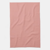 Einfache pastellene Flamingo-Rosa-Farbe Geschirrtuch (Vertikal)