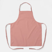 Einfache pastellene Flamingo-Rosa-Farbe Schürze (Vorderseite)