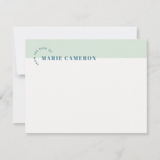 Einfache Pastellfarben-Geschirr - Grün (Vorderseite)