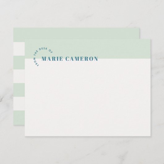 Einfache Pastellfarben-Geschirr - Grün (Vorne/Hinten)