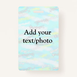 Einfache Pastellfarben Glitzer hinzufügen Foto Ausweis