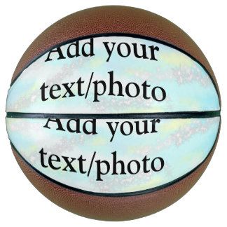 Einfache Pastellfarben Glitzer hinzufügen Foto Basketball