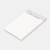 Einfache Pastellfarben - Nachhinweise - Lila Post-it Klebezettel (angewinkelt)