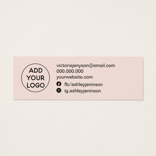 Einfache Pastellfarben-Rosa-Ohrringe (Rückseite)