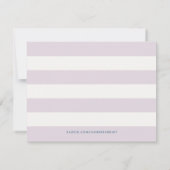 Einfache Pastellfarben - Stab - Lila (Rückseite)