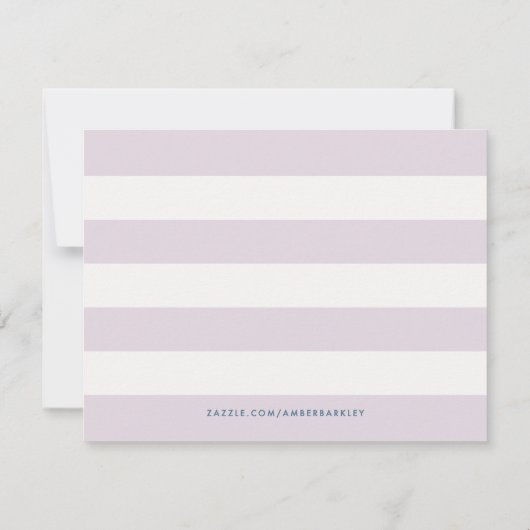 Einfache Pastellfarben - Stab - Lila (Rückseite)