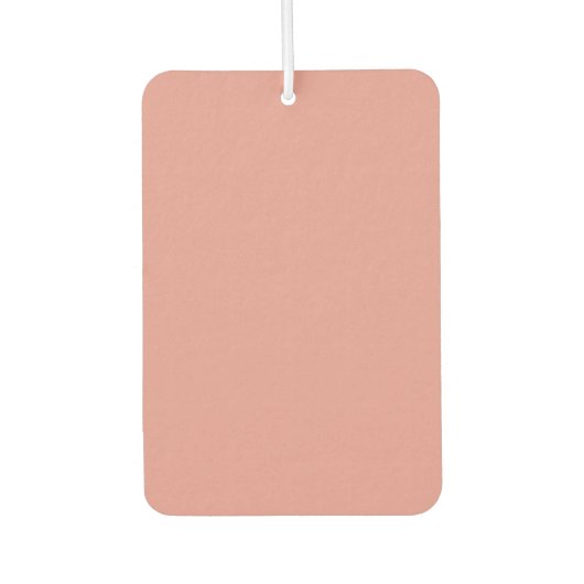 Einfache pastellrosa Flamingo-Farbe Autolufterfrischer (Vorderseite)