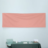 Einfache pastellrosa Flamingo-Farbe Banner (Messeveranstaltung)