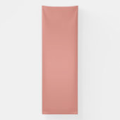 Einfache pastellrosa Flamingo-Farbe Banner (Vertikal)