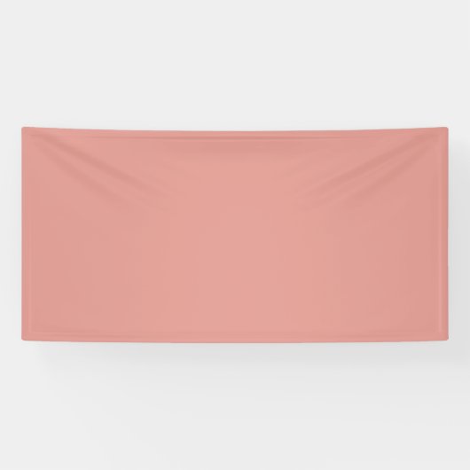 Einfache pastellrosa Flamingo-Farbe Banner (Horizontal)