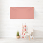 Einfache pastellrosa Flamingo-Farbe Banner (Insitu)
