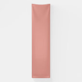 Einfache pastellrosa Flamingo-Farbe Banner (Vertikal)