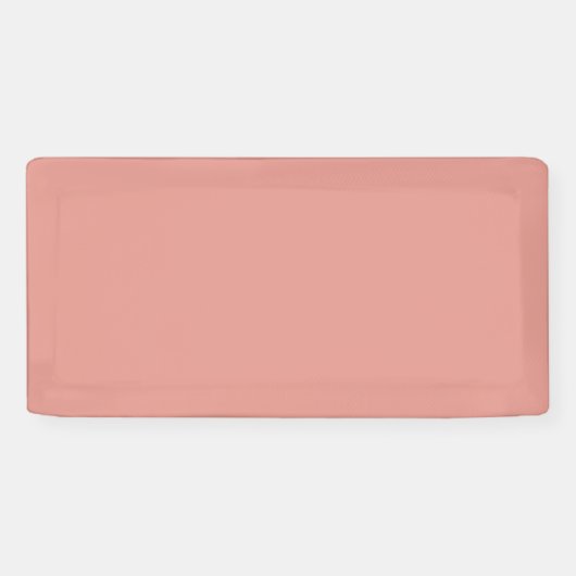 Einfache pastellrosa Flamingo-Farbe Banner (Horizontal)