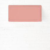 Einfache pastellrosa Flamingo-Farbe Banner (InSitu)