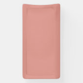 Einfache pastellrosa Flamingo-Farbe Banner (Vertikal)