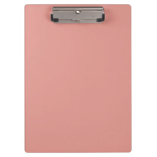 Einfache pastellrosa Flamingo-Farbe Klemmbrett