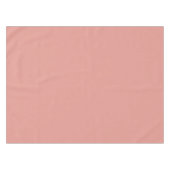 Einfache pastellrosa Flamingo-Farbe Tischdecke (Vorderseite (Horizontal))