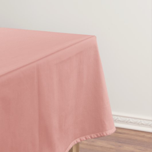 Einfache pastellrosa Flamingo-Farbe Tischdecke (Beispiel)